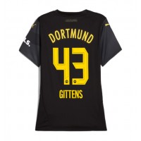 Camisa de Futebol Borussia Dortmund Jamie Bynoe-Gittens #43 Equipamento Secundário Mulheres 2024-25 Manga Curta